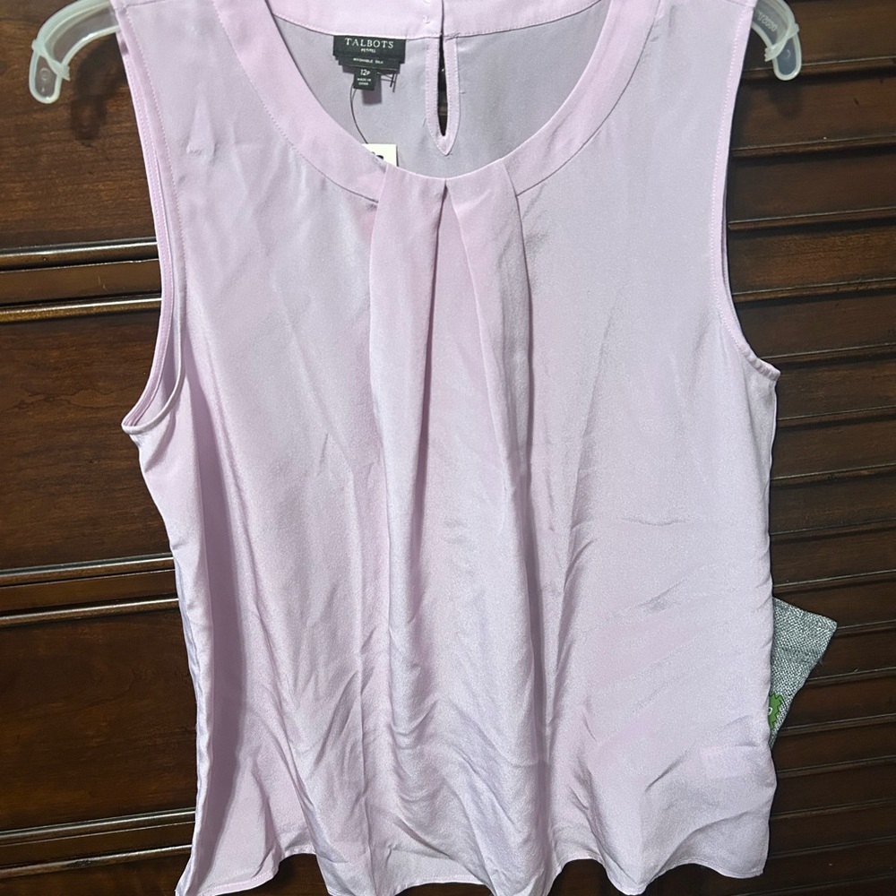 NWT Talbot’s Lavender shell